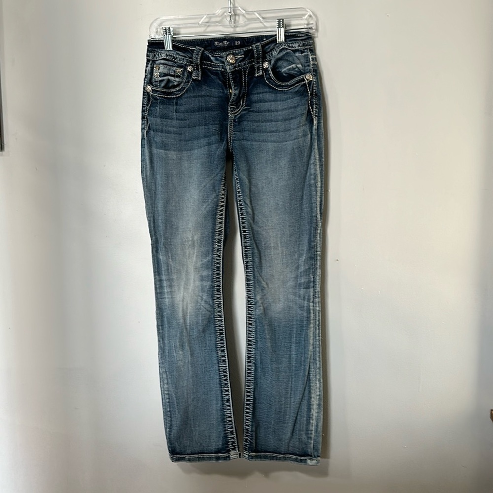 Miss me midrise Slim boot cut jeans, size 27